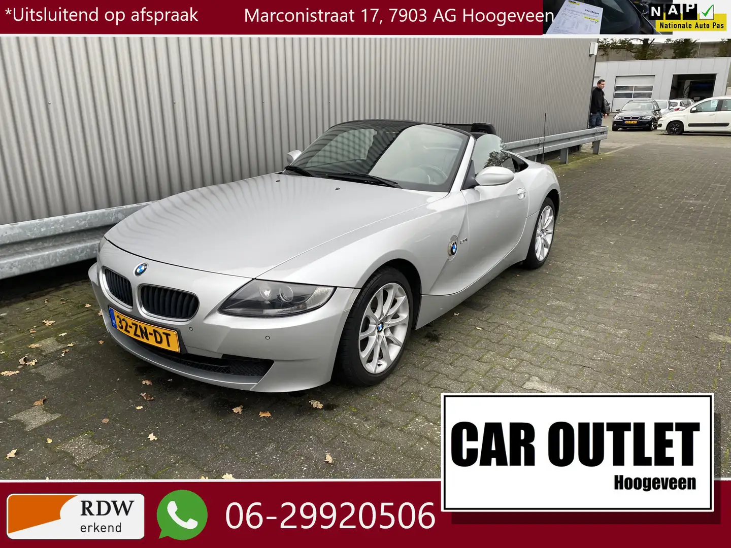BMW Z4 Roadster 2.0i Anniversary Nederlandse Auto, Dealer Grijs - 1