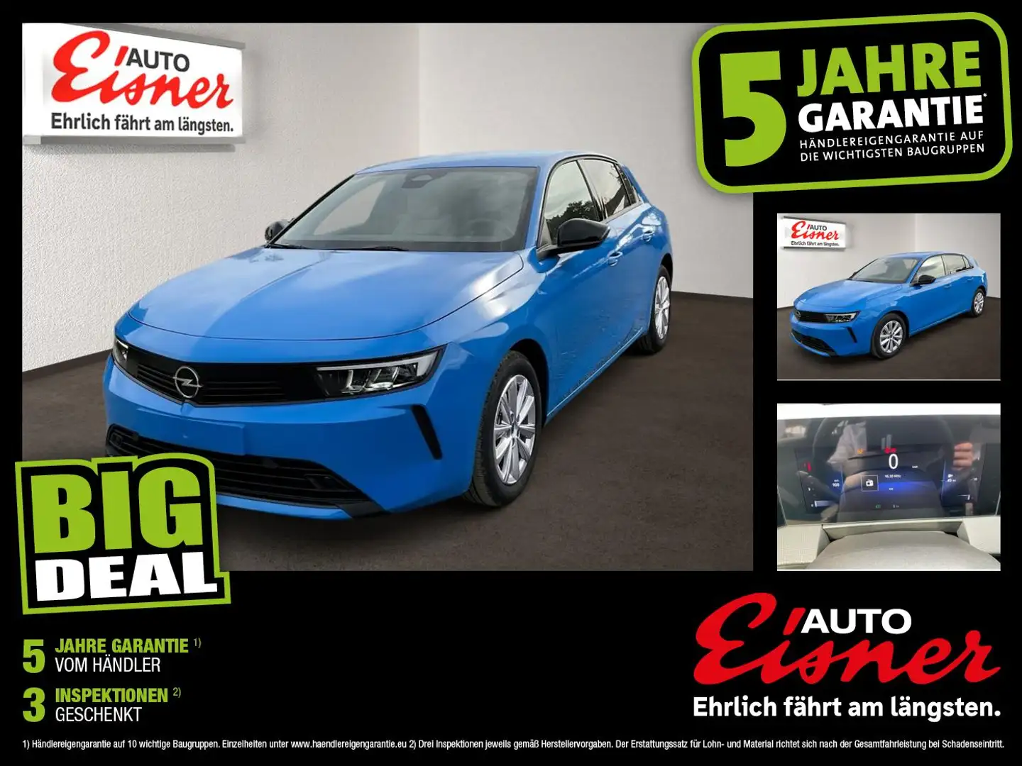 Opel Astra 5T EDITION 1.2 TOP Modell ! Blau - 1