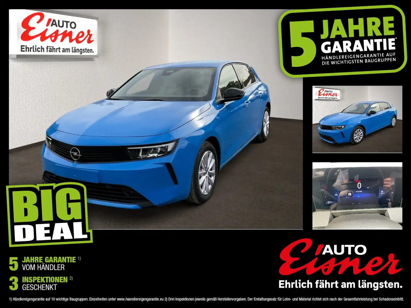 Opel Astra 5T EDITION 1.2 ACC Alcant. Fernlichtass. Blau - 1