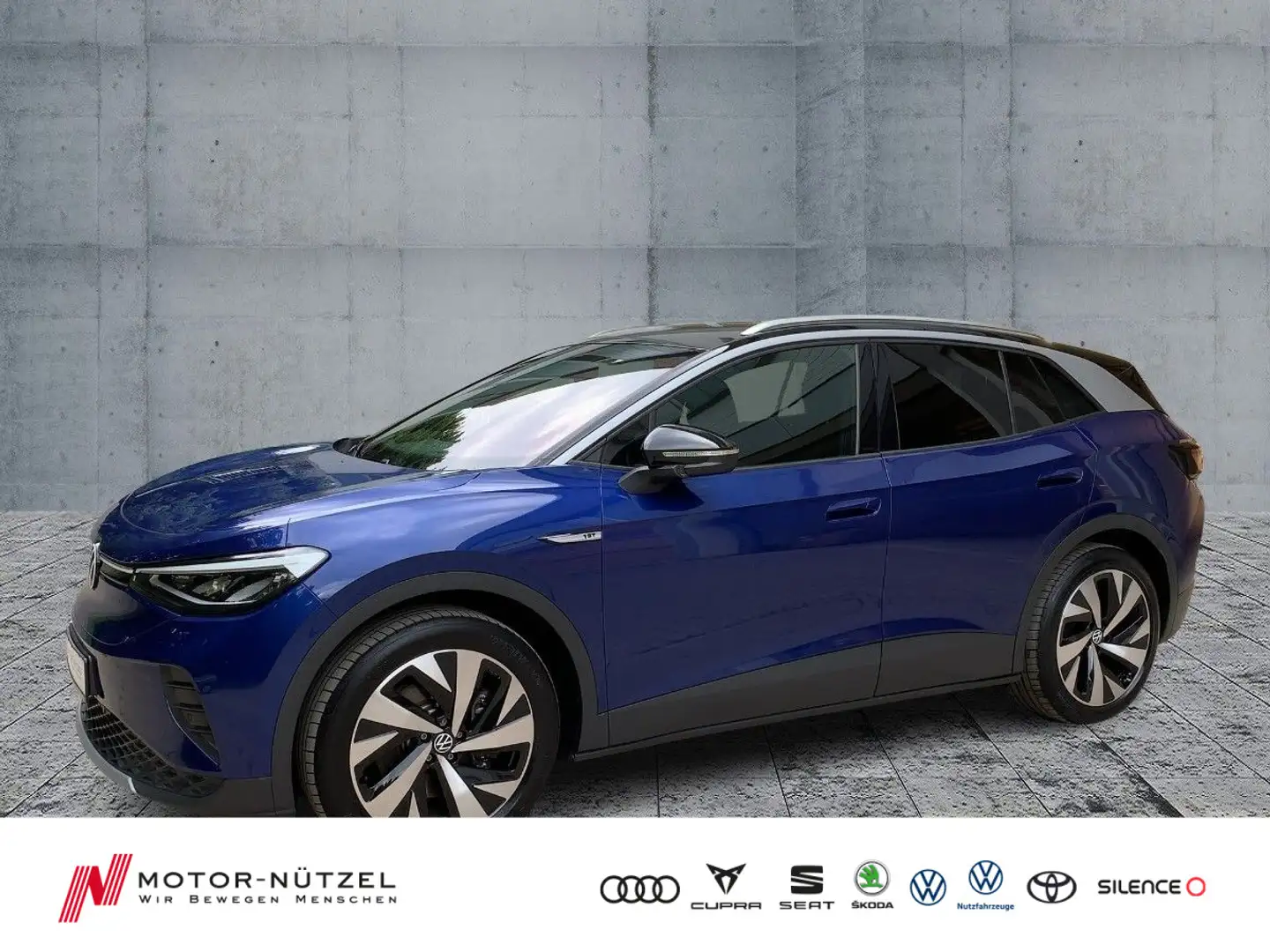 Volkswagen ID.4 Pro Performance 150kw NAVI+AHK+WÄRMEPUMPE Blau - 1