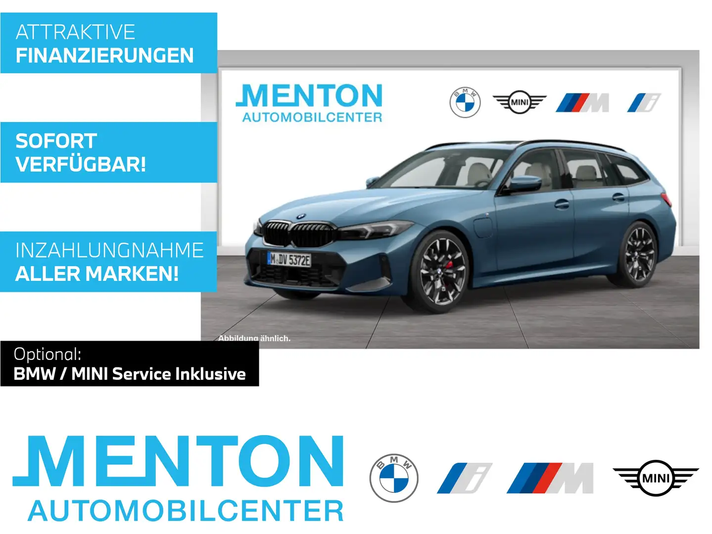 BMW 330 e xDrive M Sportpaket/Head-Up/Drv-Assist//HK Blau - 1