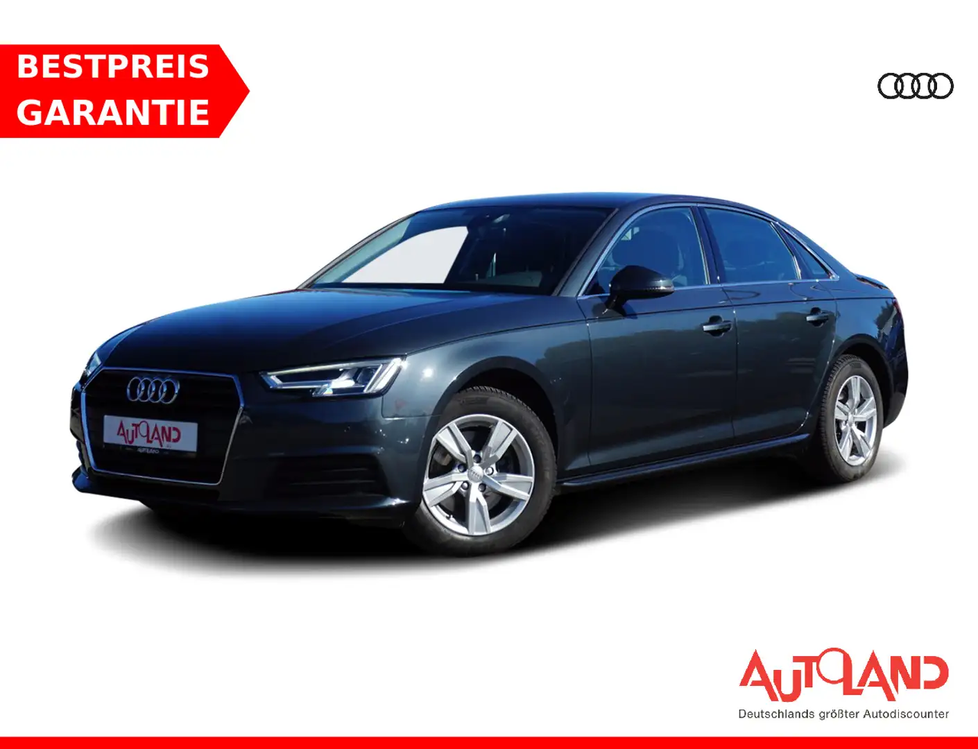 Audi A4 1.4 TFSI LED Sitzheizung AHK Navi PDC Grau - 1