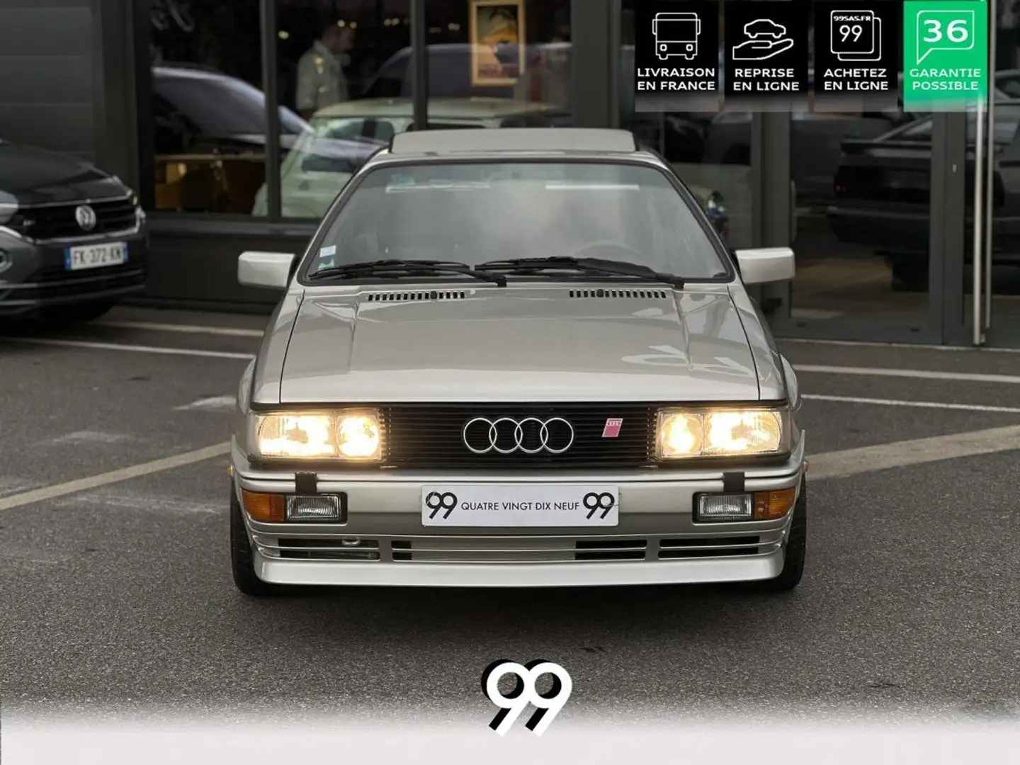 Audi QUATTRO COUPE UR 200CV Gris - 2