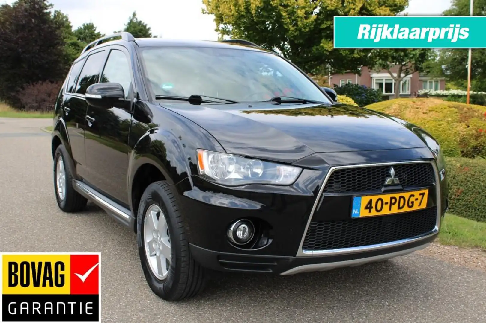Mitsubishi Outlander 2.0 147pk Intro Edition Automaat ECC/cruise/PDC/tr Чорний - 1