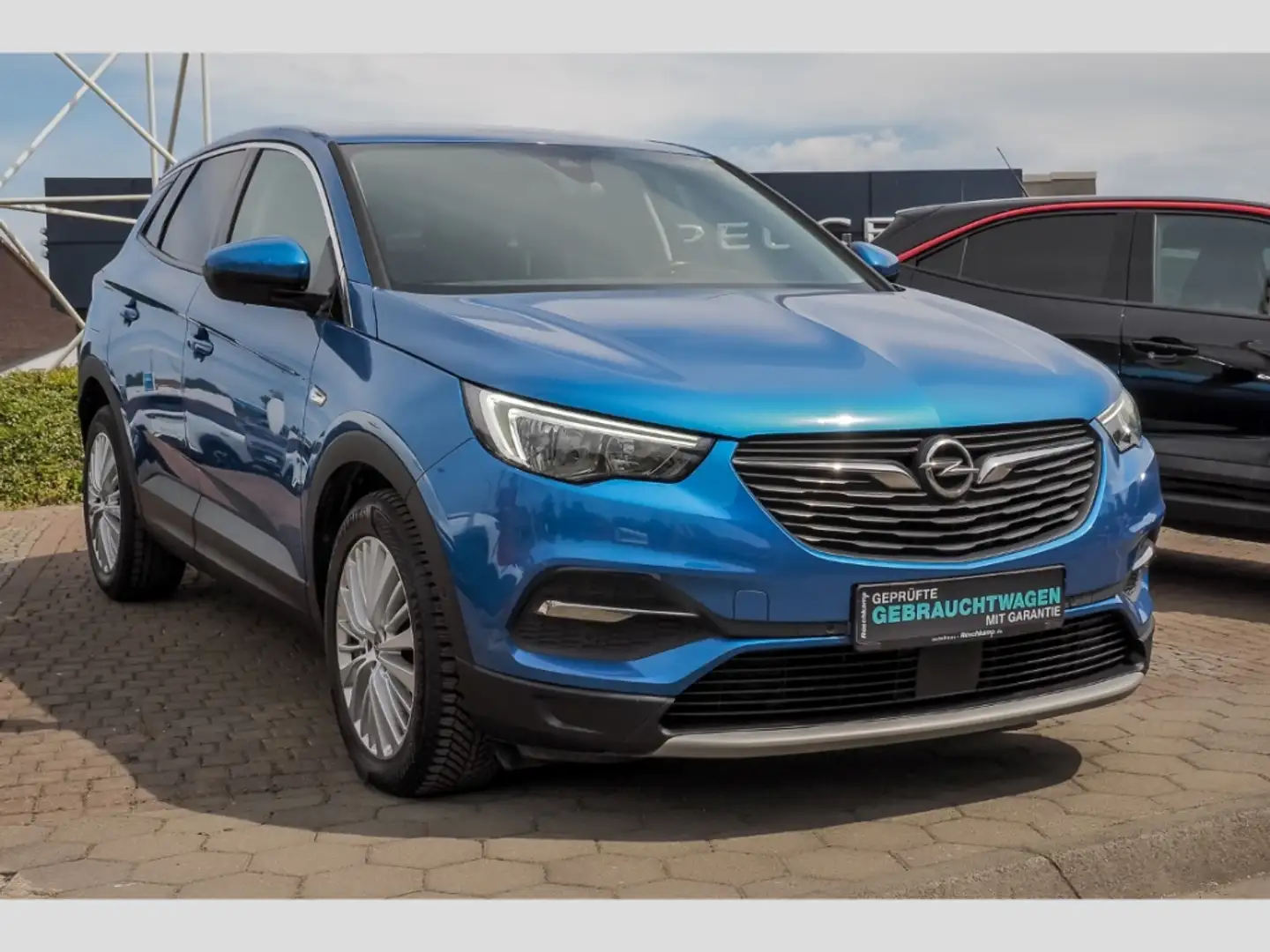Opel Grandland X Dynamic 1.2 Klimaauto RückKam Winterpaket Allwette Blau - 2