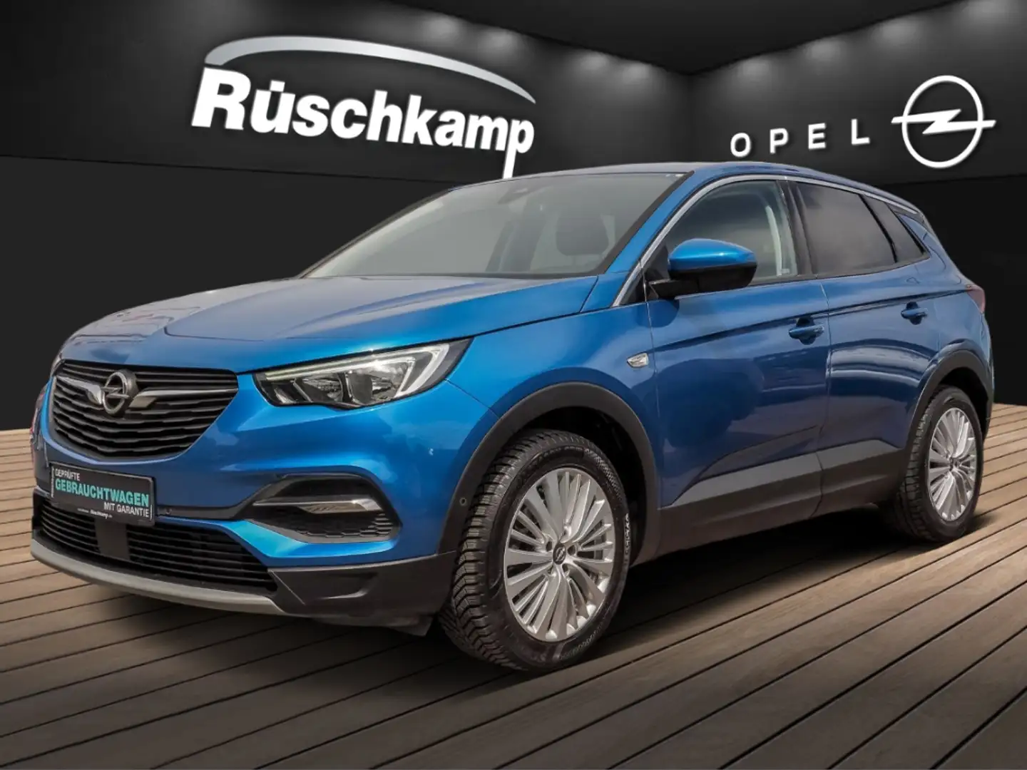 Opel Grandland X Dynamic 1.2 Klimaauto RückKam Winterpaket Allwette Blau - 1