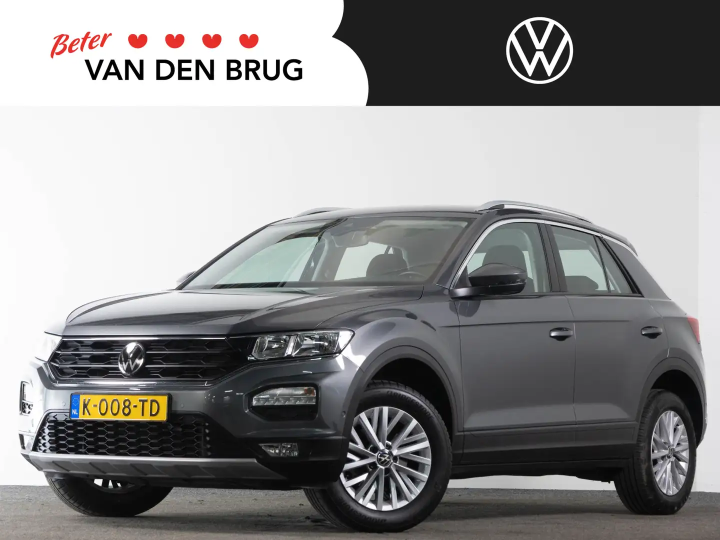 Volkswagen T-Roc 1.5 TSI 150 pk AUTOMAAT | Adaptieve cruise | Trekh Grijs - 1