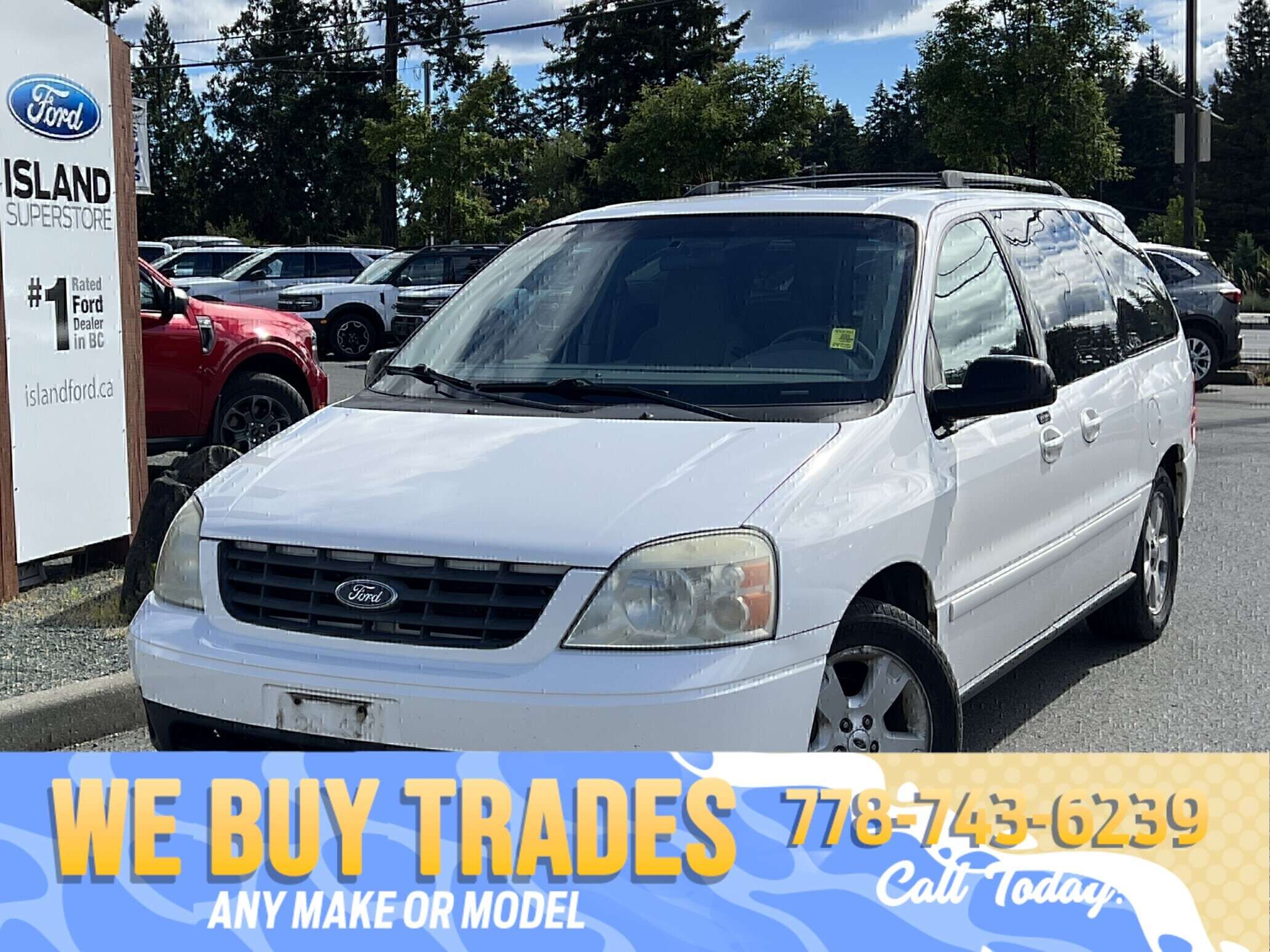 White 2006 Ford Freestar Minivan Automatic