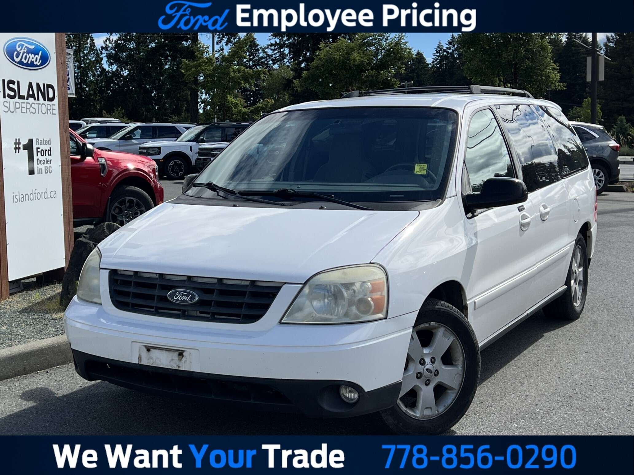 White 2006 Ford Freestar Minivan Automatic