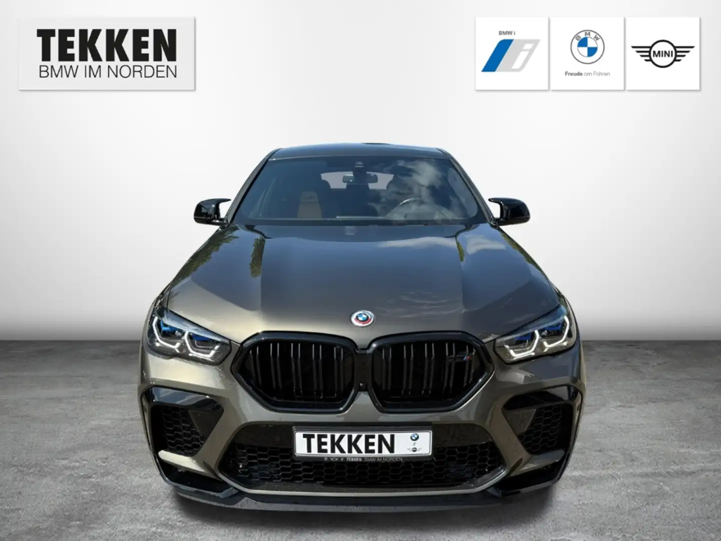 BMW X6 M Competition/Head Up/AHK/LASER/Komfortzugang Grijs - 2