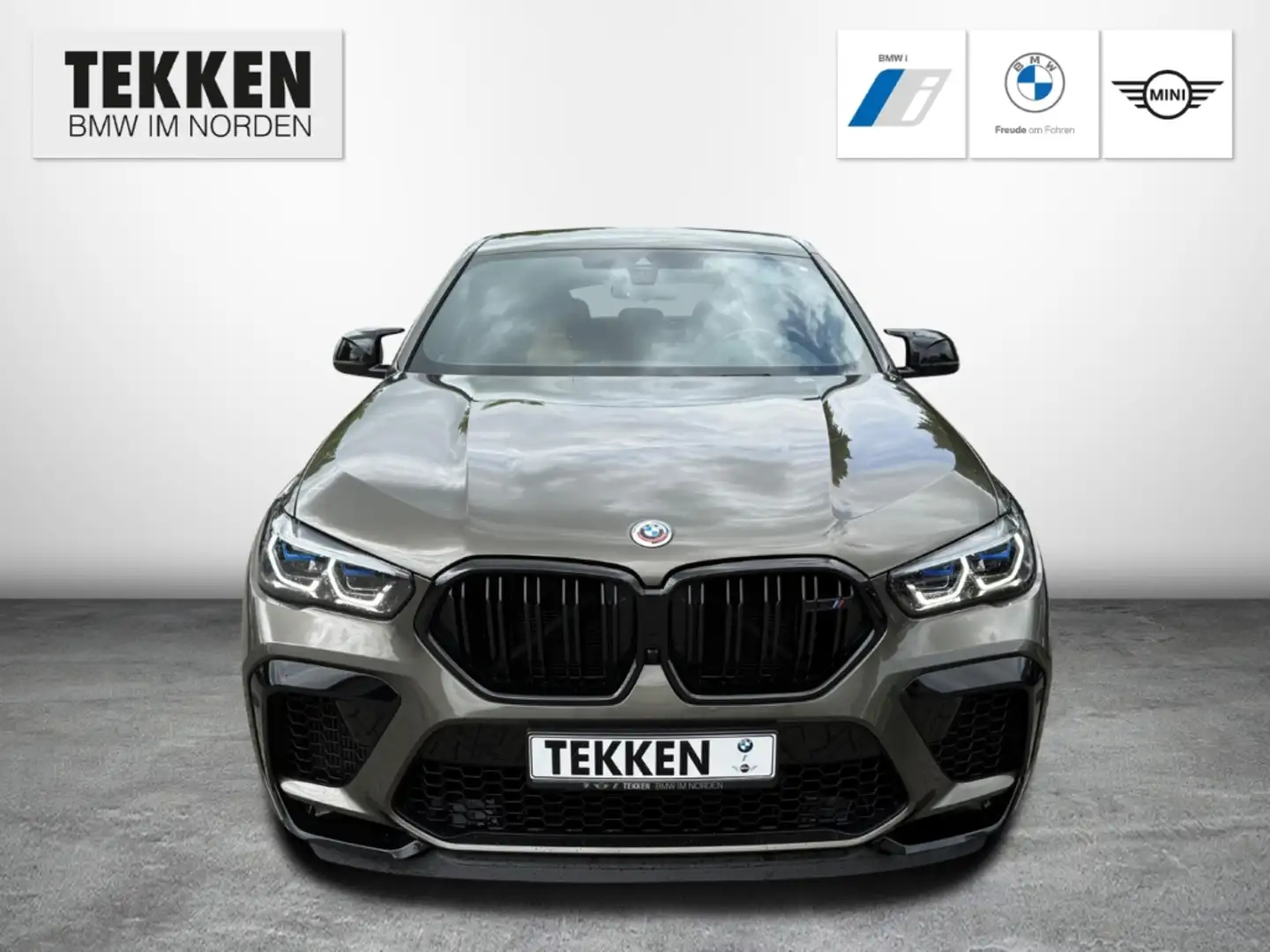 BMW X6 M Competition HUD AHK Harman/Kardon Grigio - 2