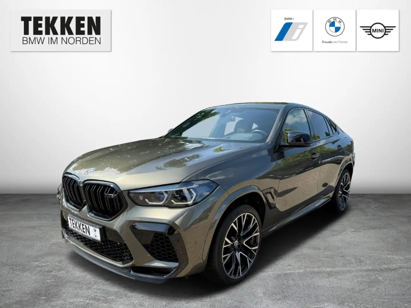 BMW X6 M Competition/Head Up/AHK/LASER/Komfortzugang Grijs - 1