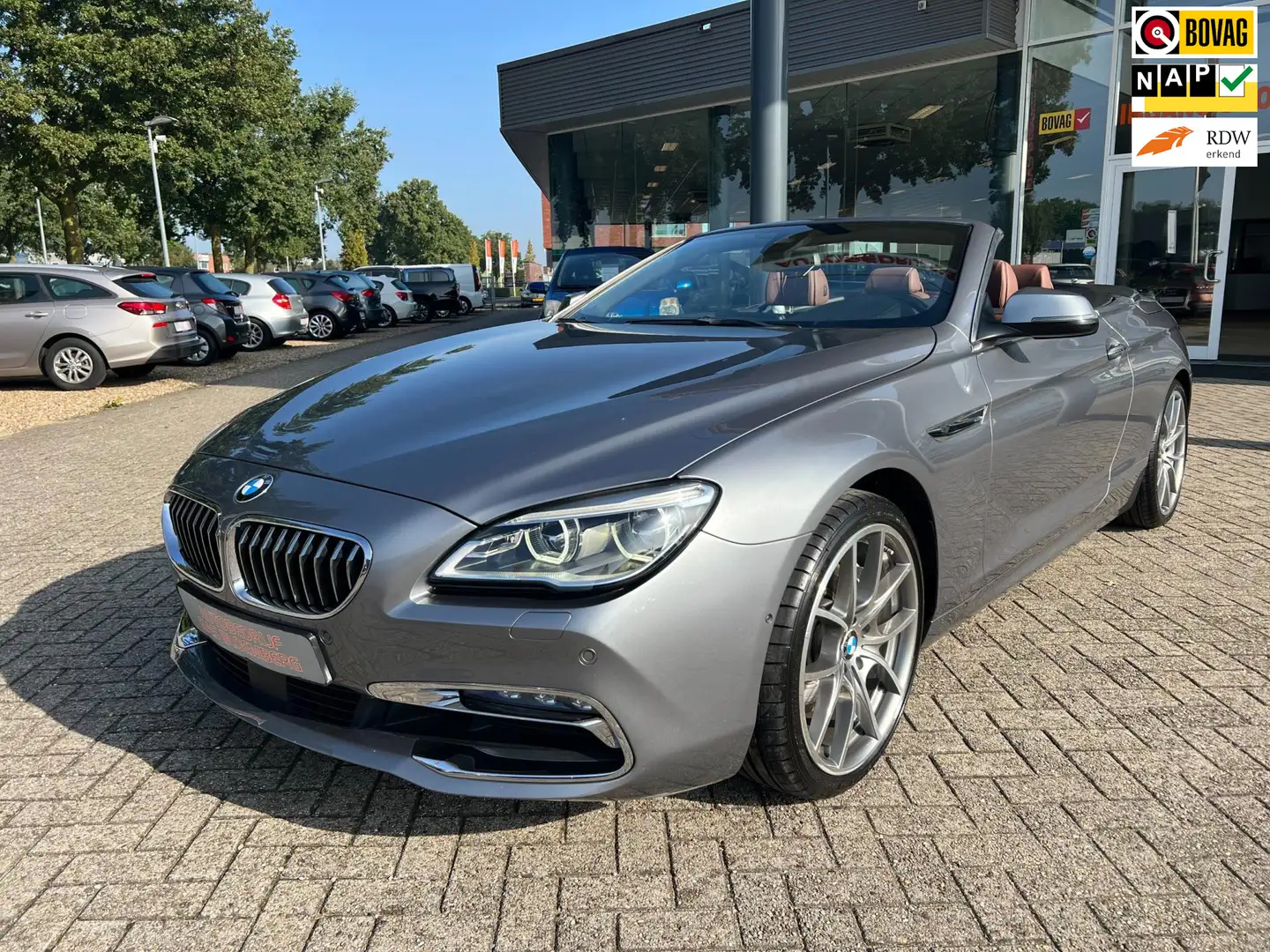 BMW 640 6-serie Cabrio 640xi, Automaat, Leer, Navigatie, l Braun - 1