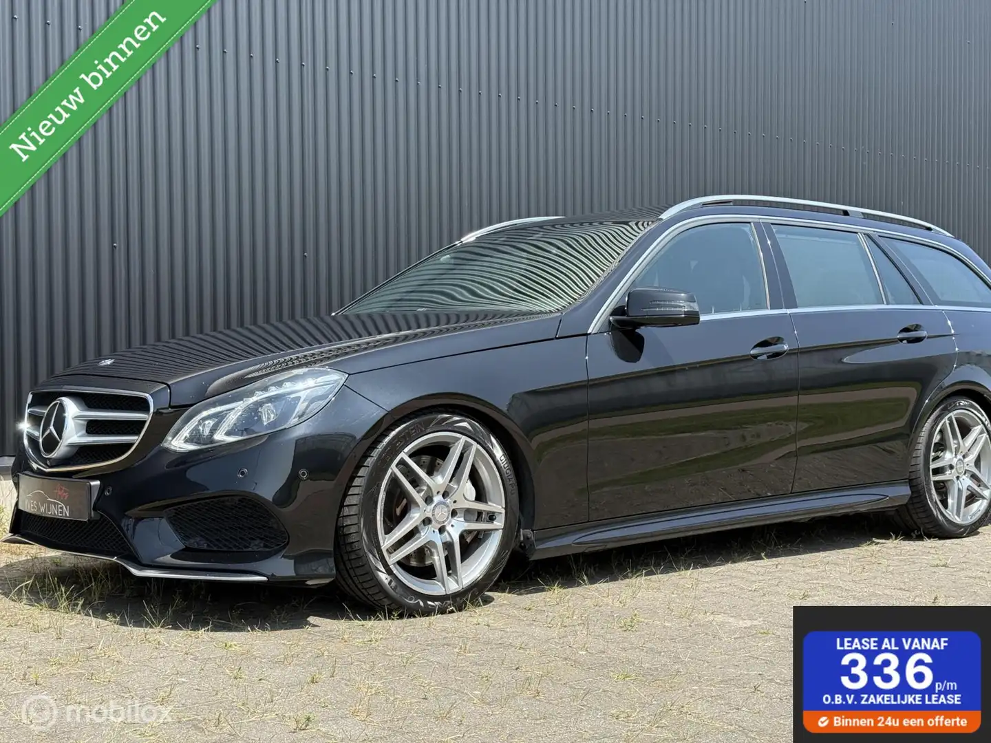 Mercedes-Benz E 400 Estate E400 AMG 360 CAM TREKHAAK SCHUIFDAK Zwart - 1