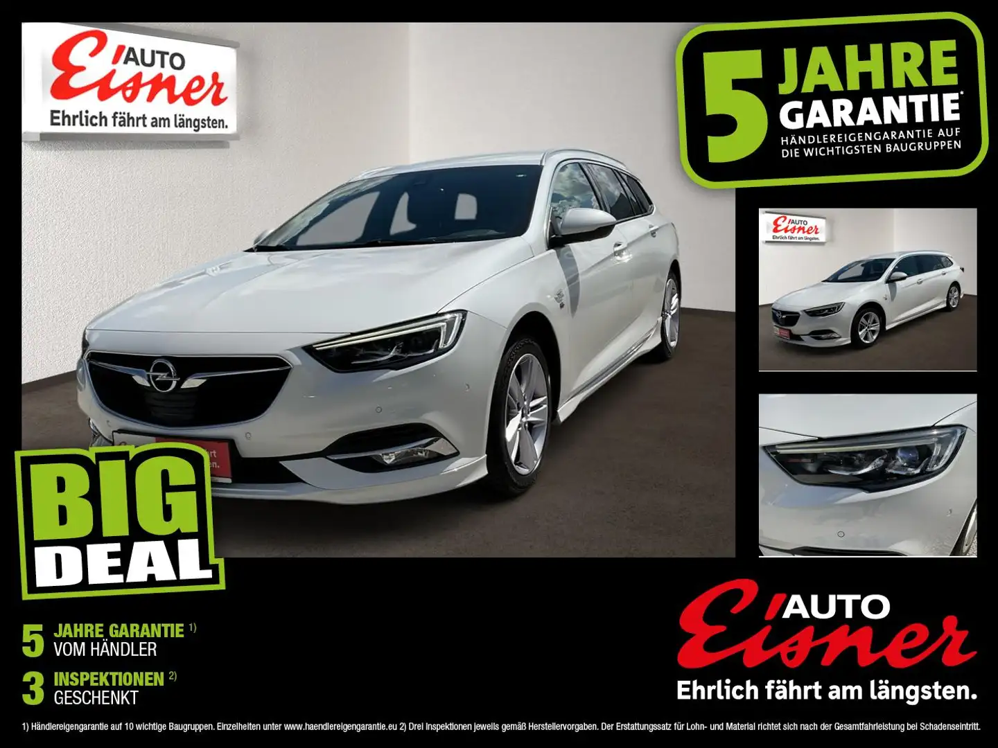 Opel Insignia B Sports Tourer 1.6 Turbo Dynamic 4xSHZ Weiß - 1
