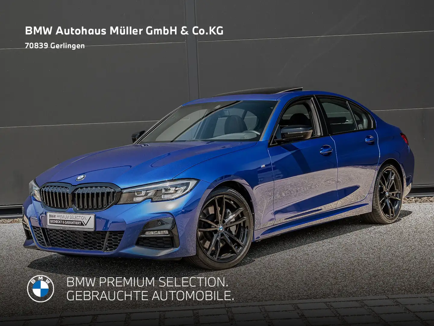 BMW 330 iA M-Sportpaket GSD Lenkradheizung 1VB Navi LED Niebieski - 2