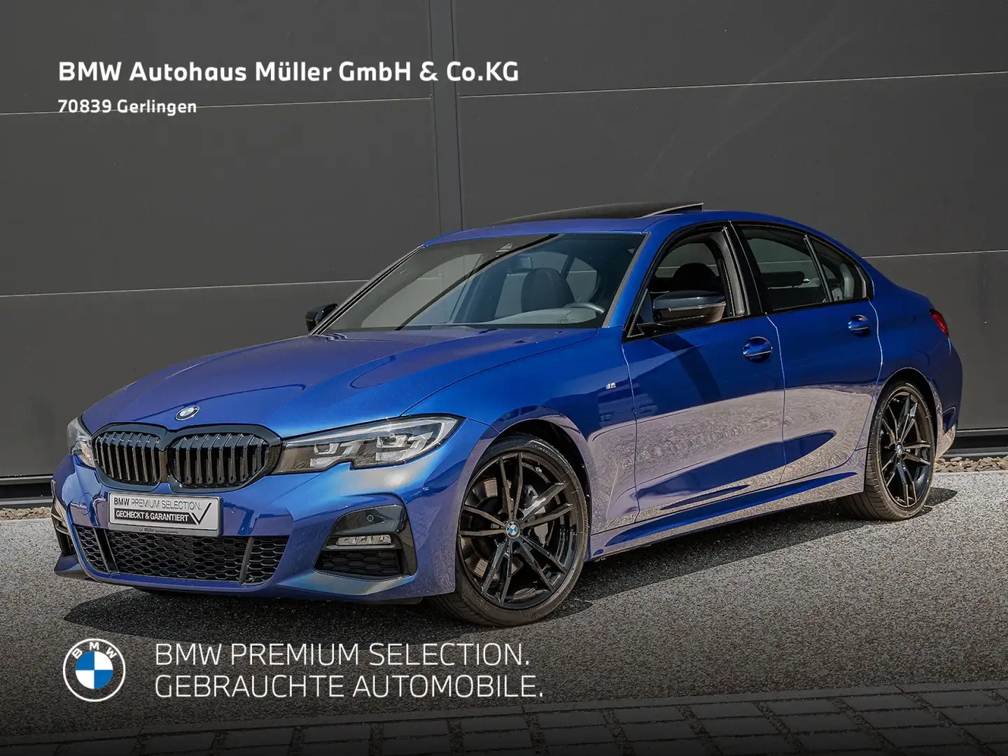 BMW 330 iA M-Sportpaket GSD Lenkradheizung 1VB Navi LED Niebieski - 1