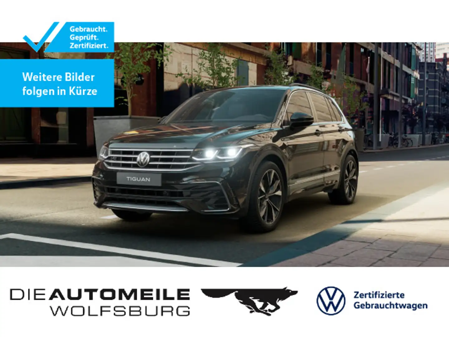 Volkswagen Tiguan 2.0 TDI 4M DSG R-Line Matrix/Stand/H+K/AH Wit - 1