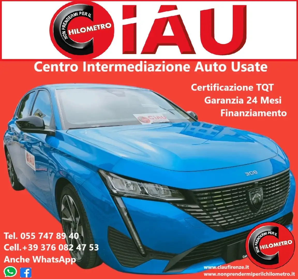 Peugeot 308 308 1.5 bluehdi Allure Pack s Azul - 1