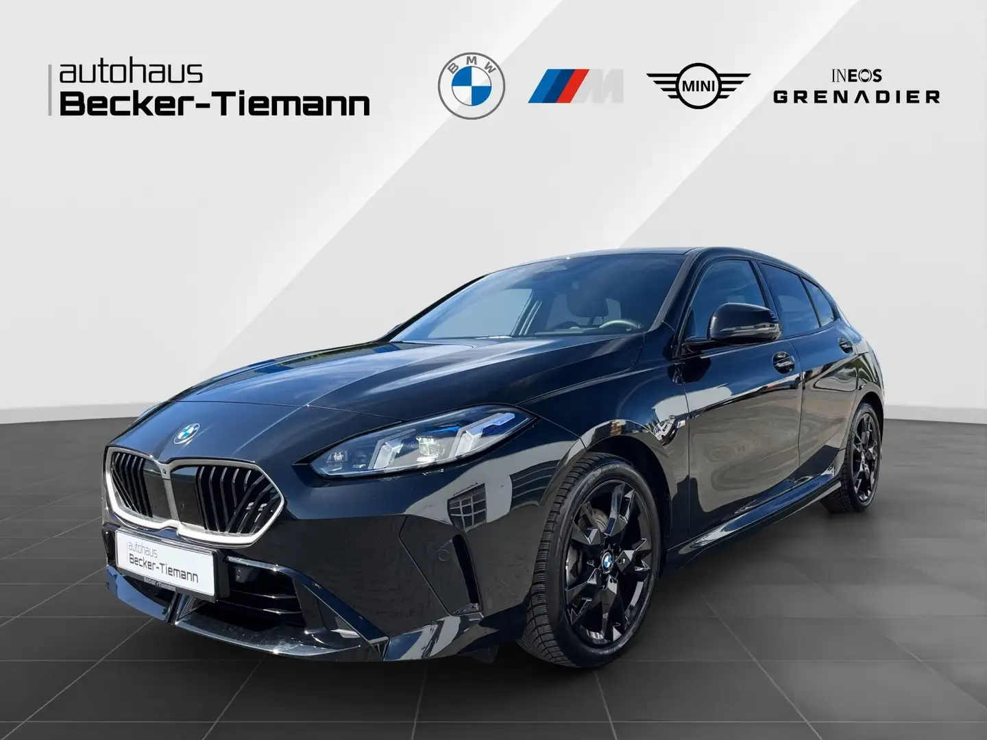 BMW 120 M-Sport AHK HK/HiFi  HUD DrivAss+ ParkAss+ Noir - 1