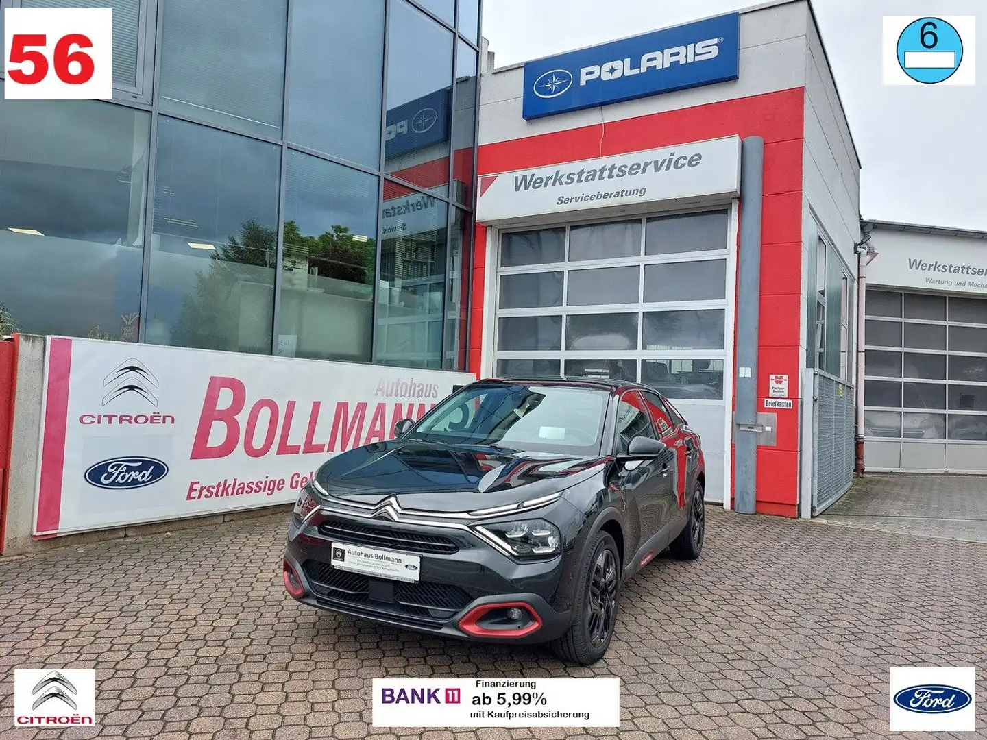 Citroen C4 Lim. Shine,Automatik,LEDER ROT,el Sitze Noir - 1