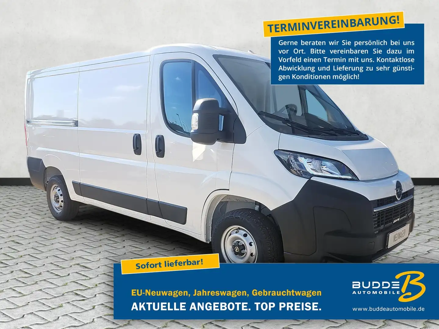 Opel Movano Cargo 2.2 Diesel L2H1 3,5t / PDCh. Tempom White - 1