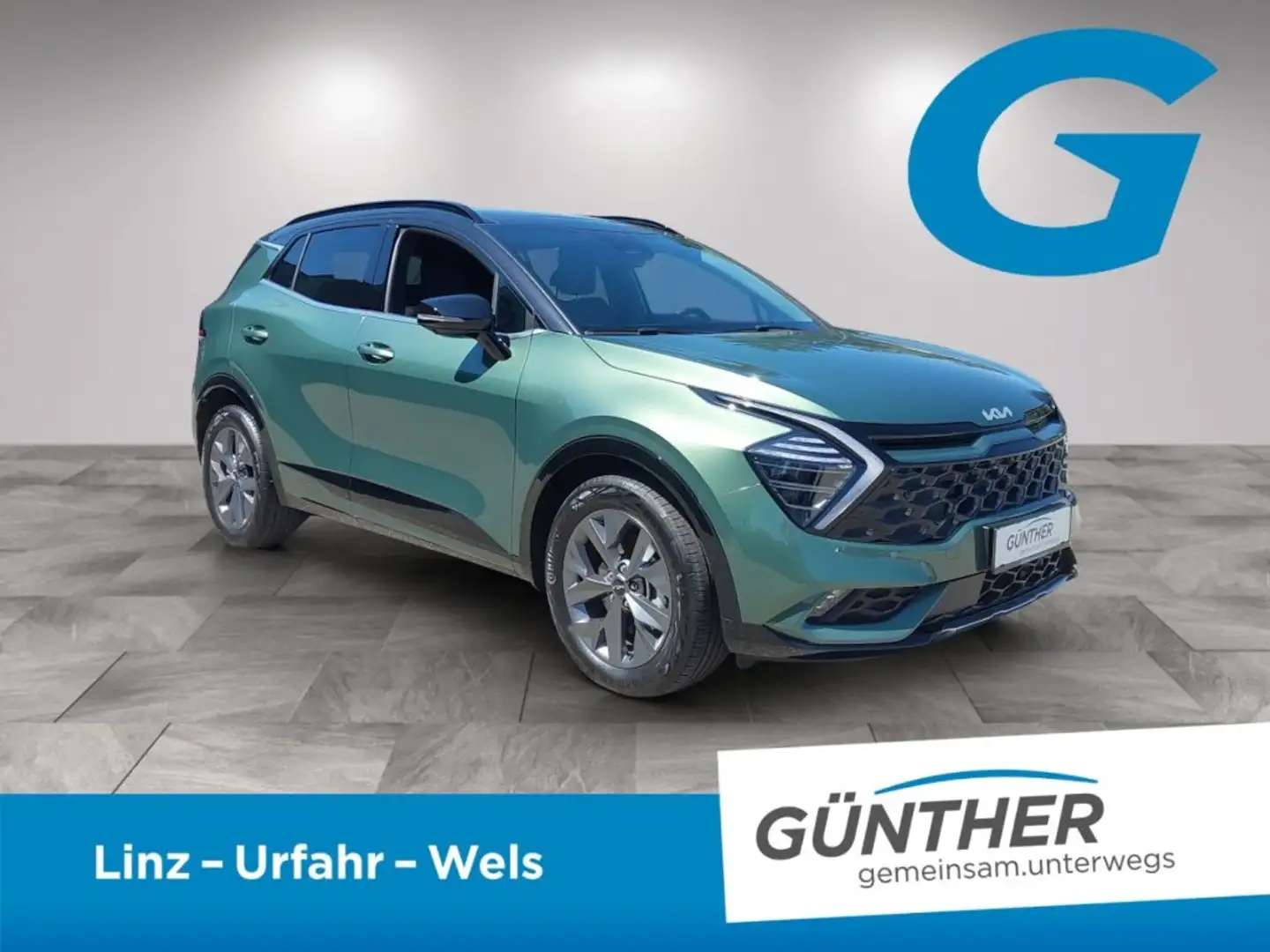 Kia Sportage HEV 2F GT-LINE UVO 1.6 TGDI AT6 Grün - 2