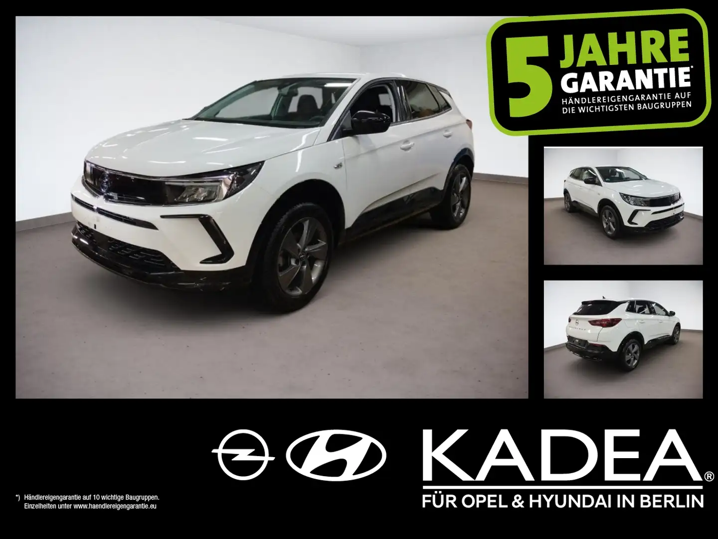 Opel Grandland 1.2 Navi,Lenk+Sitzheizung,LED,PDC, Weiß - 1