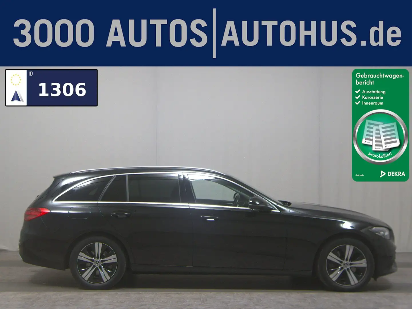 Mercedes-Benz C 220 T d Avantgarde Navi LED AHK Distronic+ Noir - 1