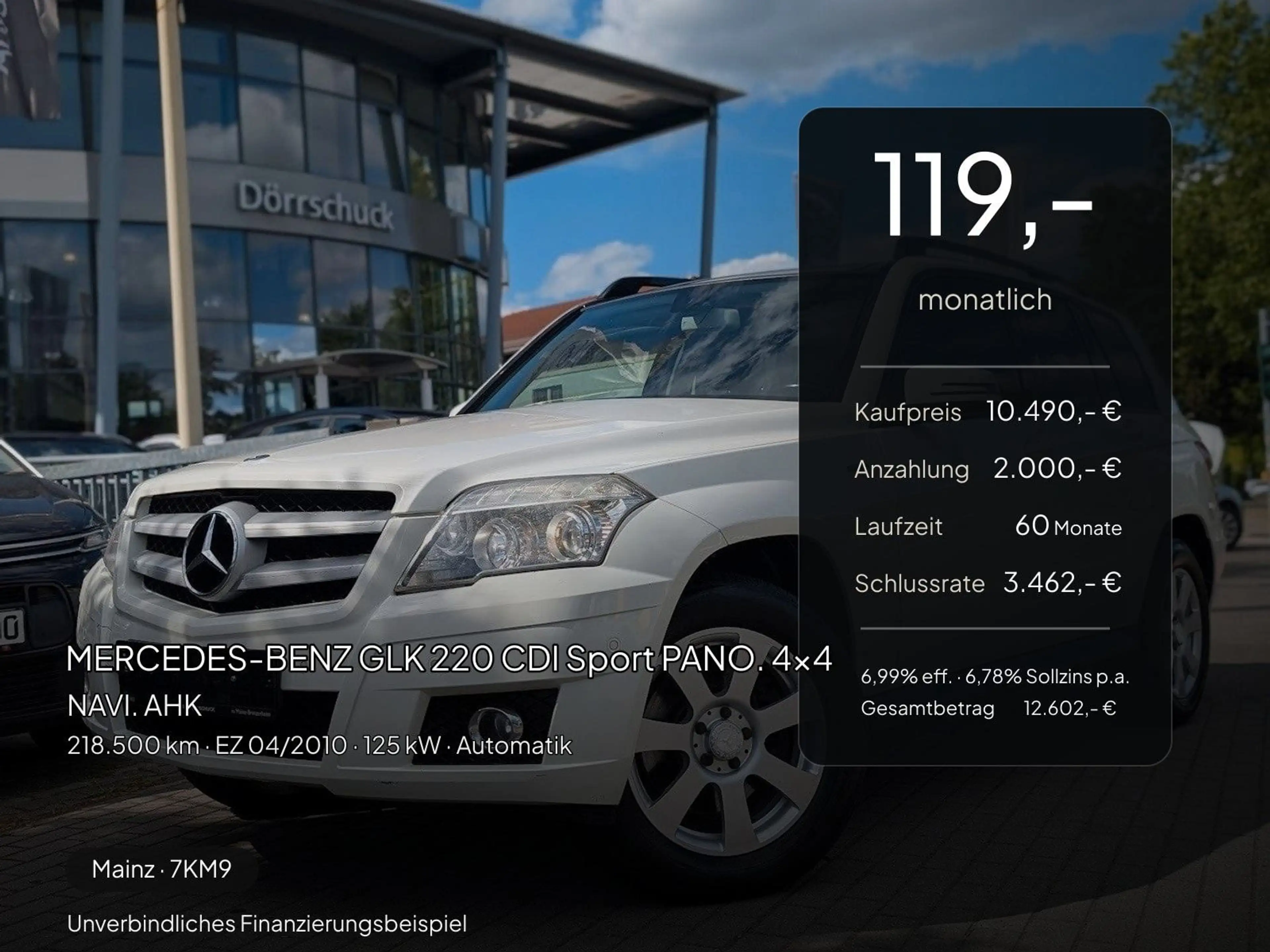 Mercedes-Benz GLK 220 CDI Sport PANO. 4x4. NAVI. AHK — photo 29