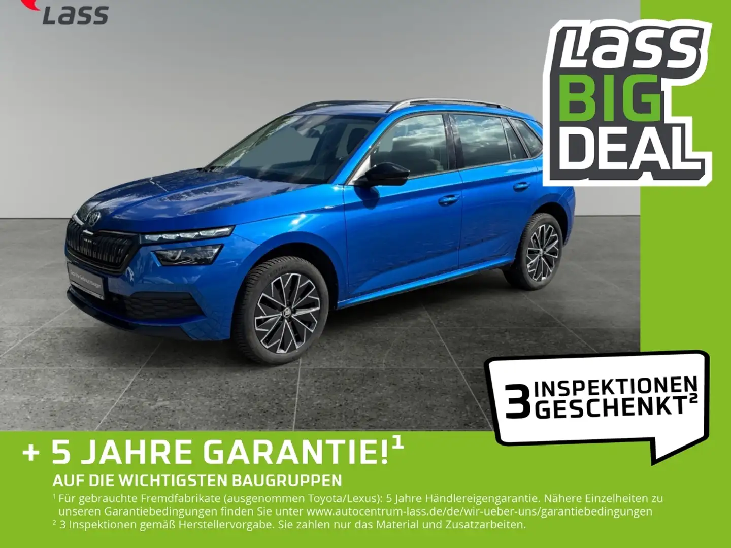 Skoda Kamiq 1.0 TSI Style Klimaaut LED KeyLess Kamera Blau - 1