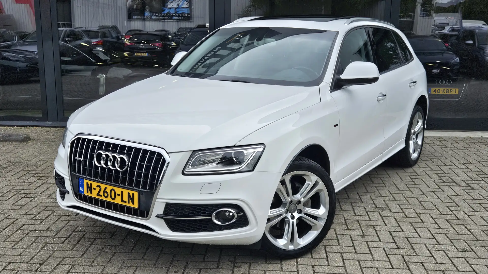 Audi Q5 2.0 TFSI Pro Line S + 3x S-LINE + PANO DAK + LED + Blanc - 2