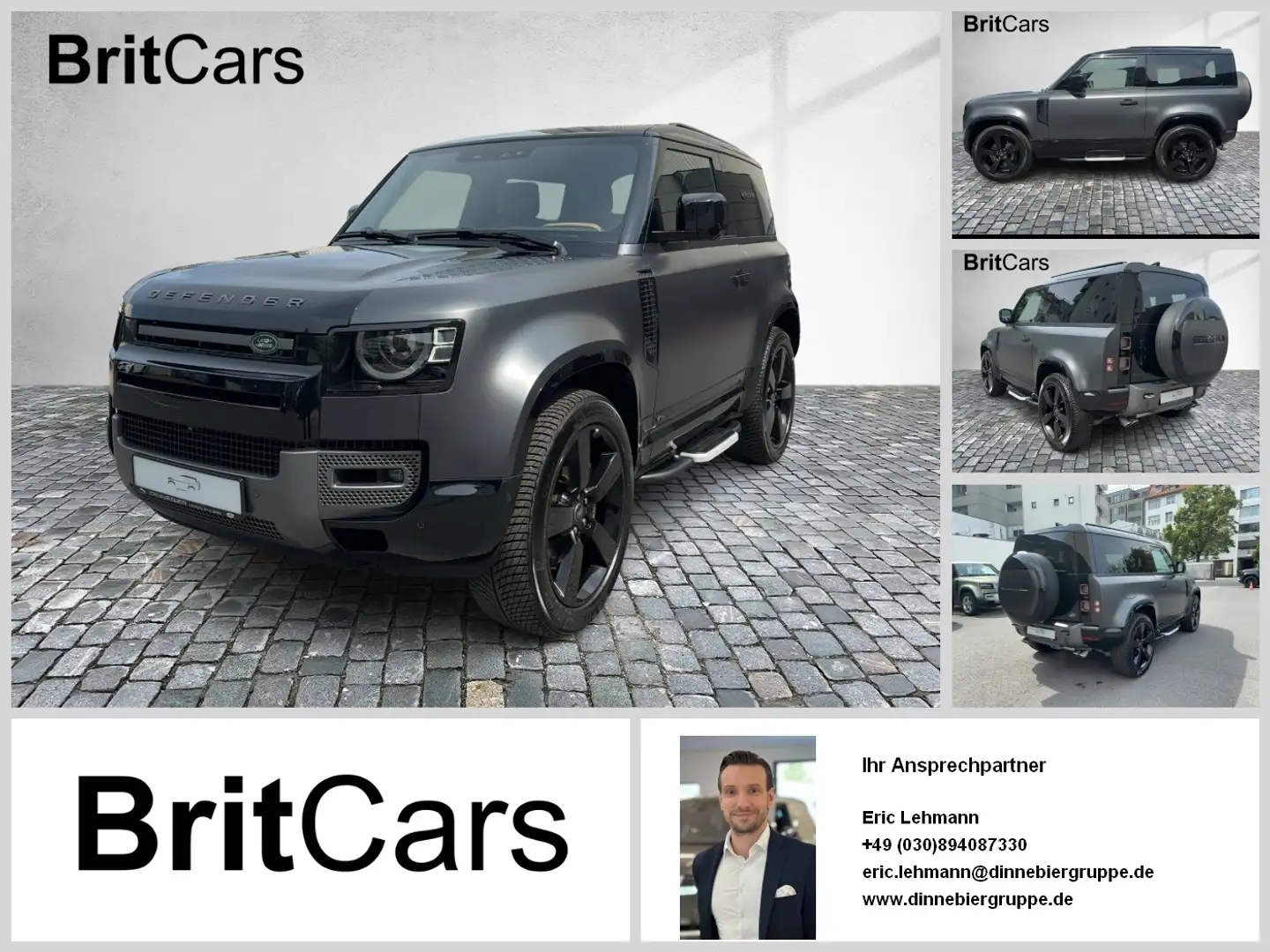 Land Rover Defender 90 V8 Carpathian Edition ACC Gris - 1
