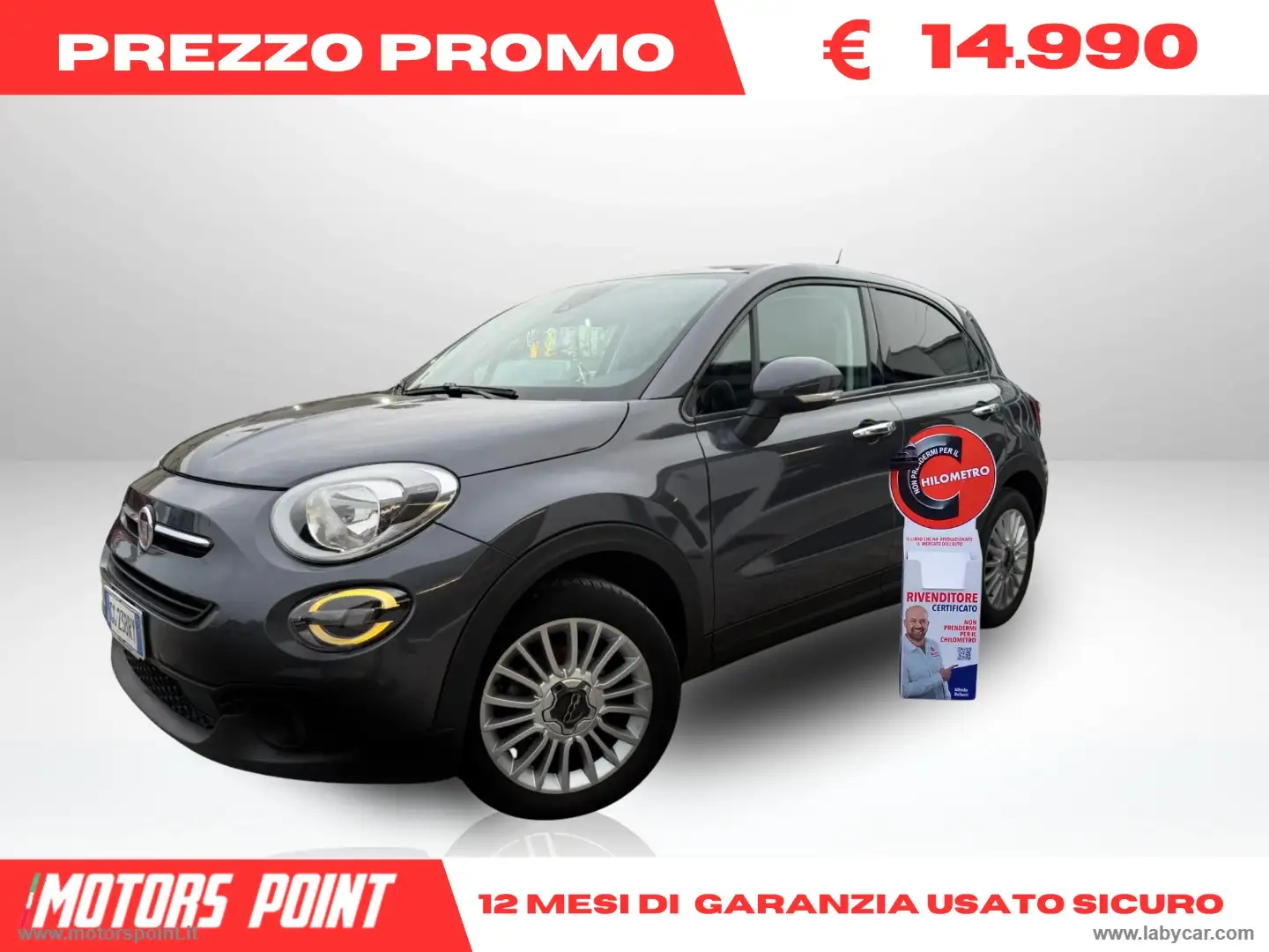 Fiat 500X 1.3 M.Jet 95 CV Business Gris - 1