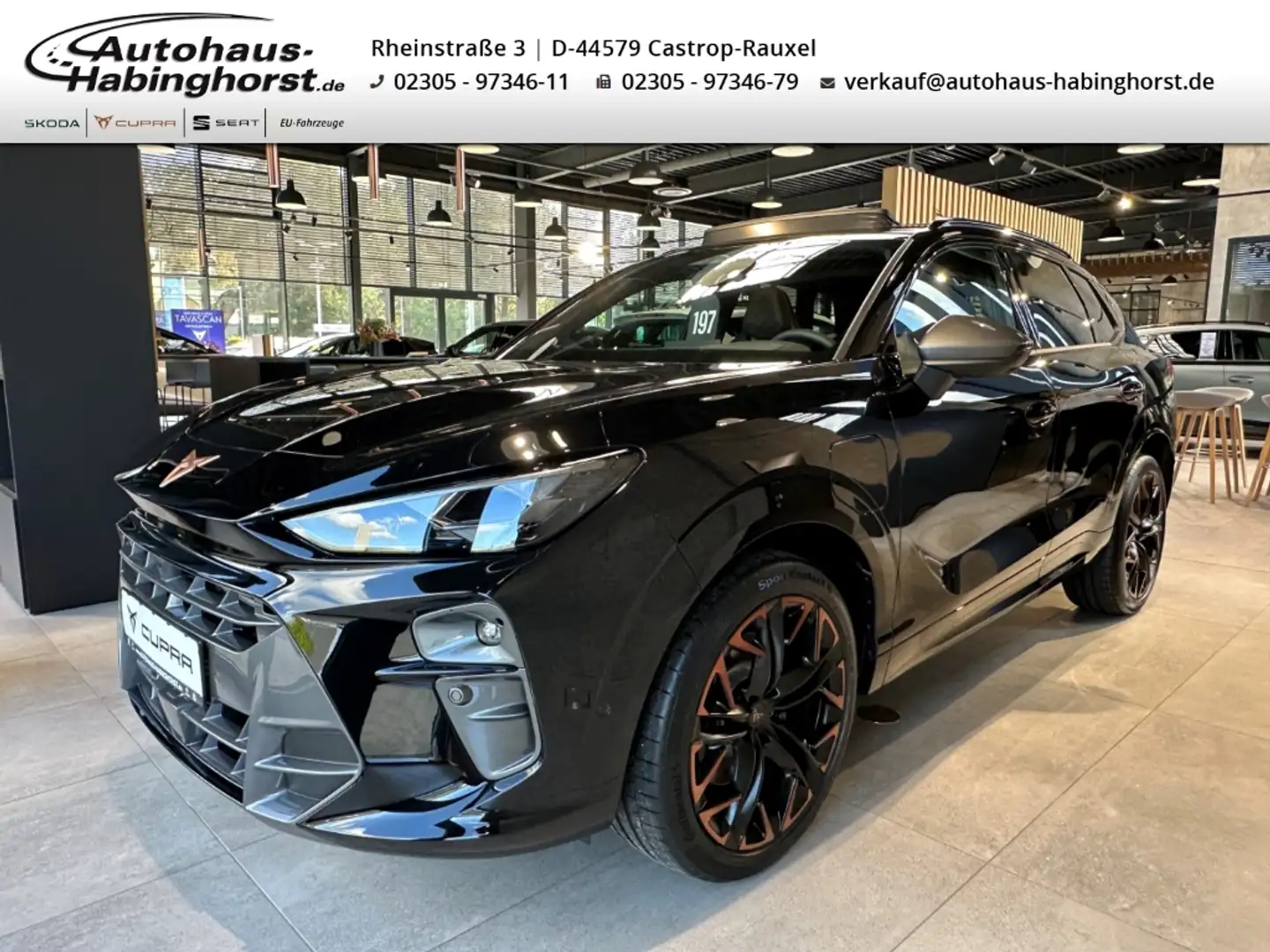 CUPRA Terramar 1.5 TSI e-Hybrid DSG VZ Matrix 360 Sennheiser Pano Schwarz - 1