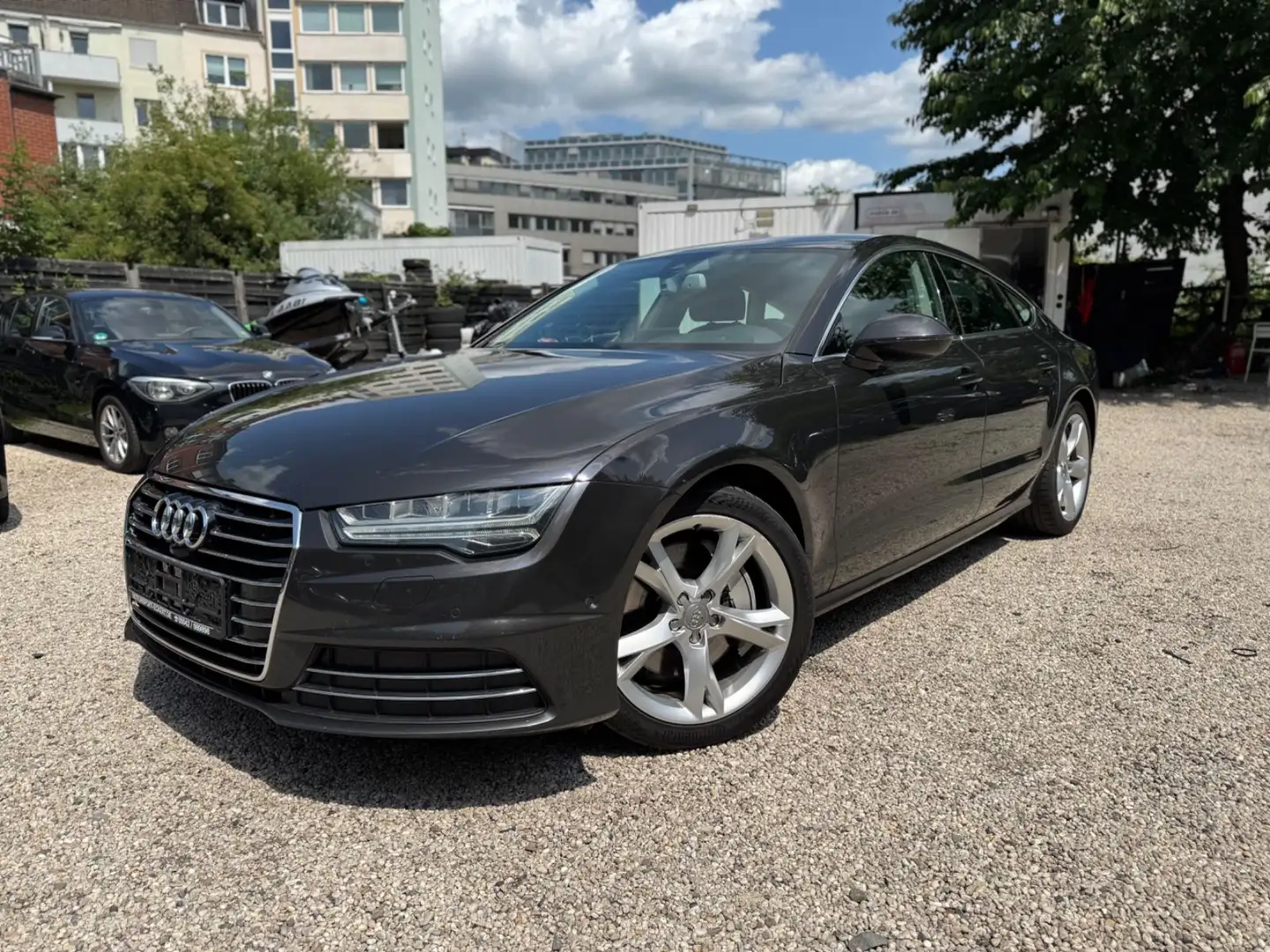 Audi A7 Sportback 3.0 QUATTRO S-LINE/H-UP/2xCAM*VOLL* Gris - 2