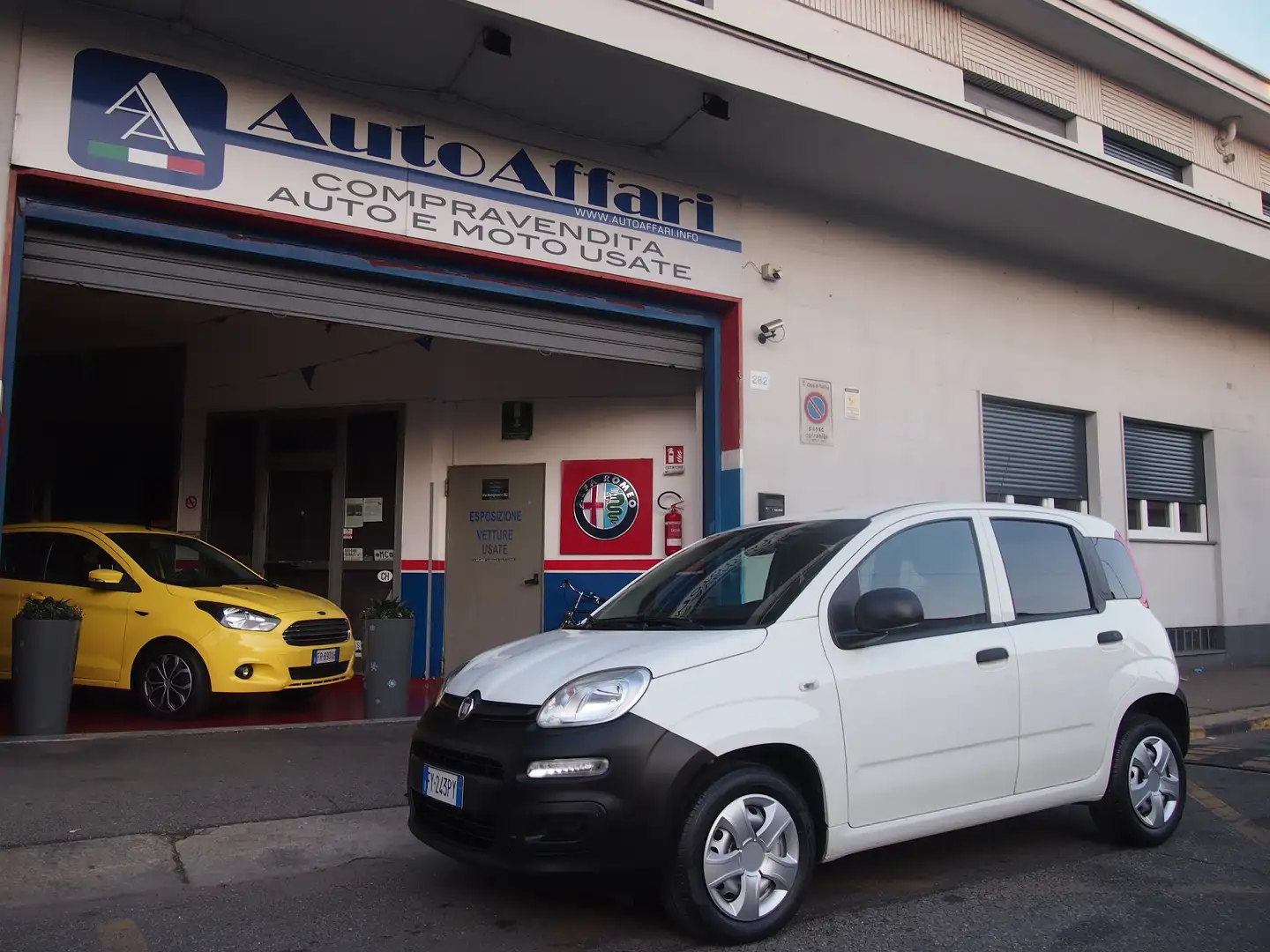 Fiat Panda 1.2 Van Bluetooth+Clima+UsbConnect 40.000km Weiß - 1