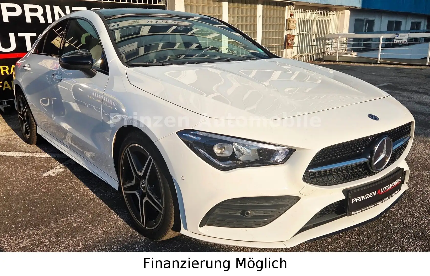 Mercedes-Benz CLA 200 AMG Night Paket *Pano*Spur* R.Cam*Ambien Blanc - 1