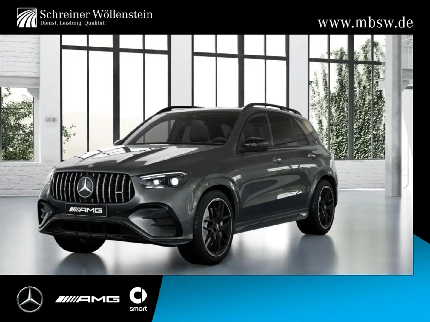 Mercedes-Benz GLE 53 AMG HY 4M  Night*AHK*Pano*HUD*Burmester* Grau - 1