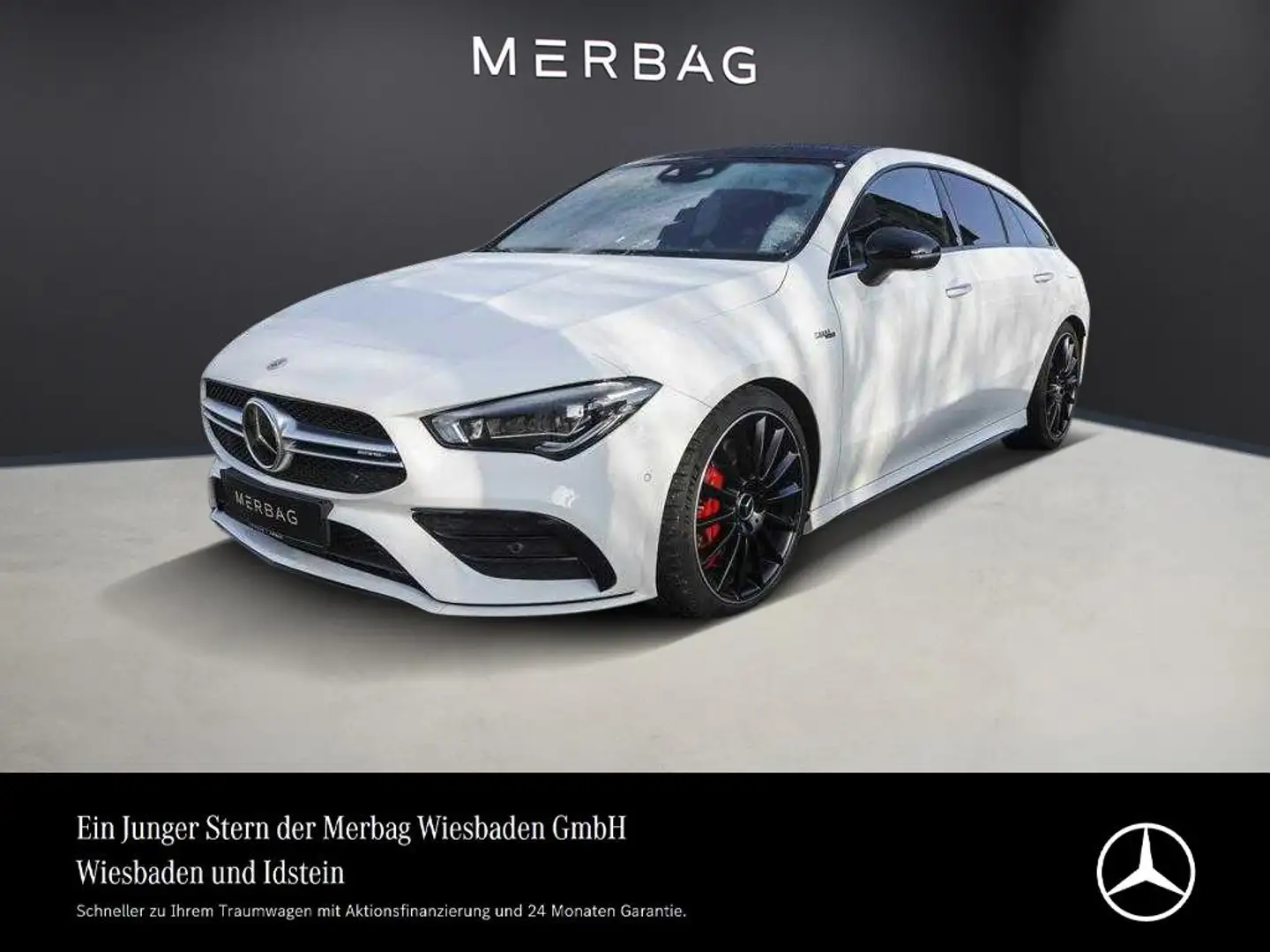 Mercedes-Benz CLA 35 AMG 4M SB PANO AHK STH. MULTIBEAM DISTRONIC Blanc - 1