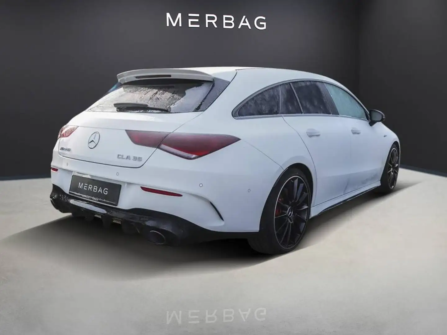 Mercedes-Benz CLA 35 AMG 4M SB PANO AHK STH. MULTIBEAM DISTRONIC Blanc - 2