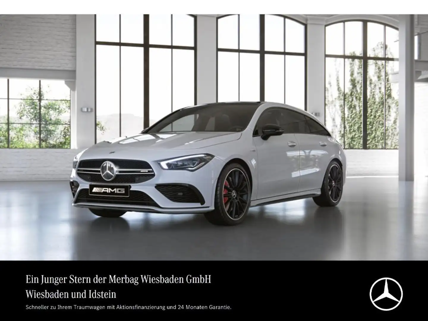 Mercedes-Benz CLA 35 AMG 4M SB PANO AHK STH. MULTIBEAM DISTRONIC Biały - 1