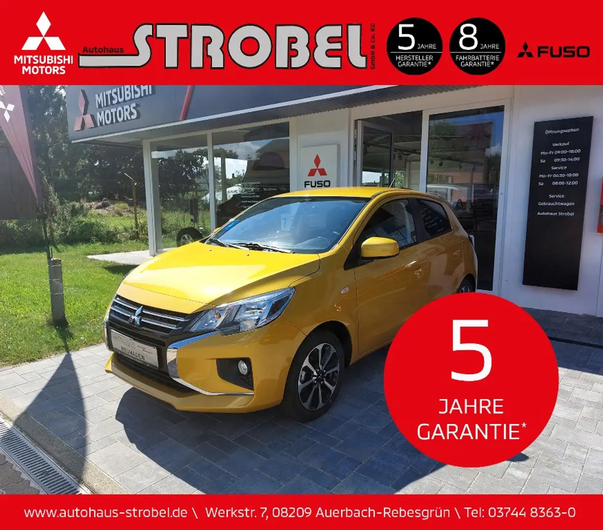 Mitsubishi Space Star Select+ 1.2 *SITZHEIZUNG*KLIMA* Gelb - 1