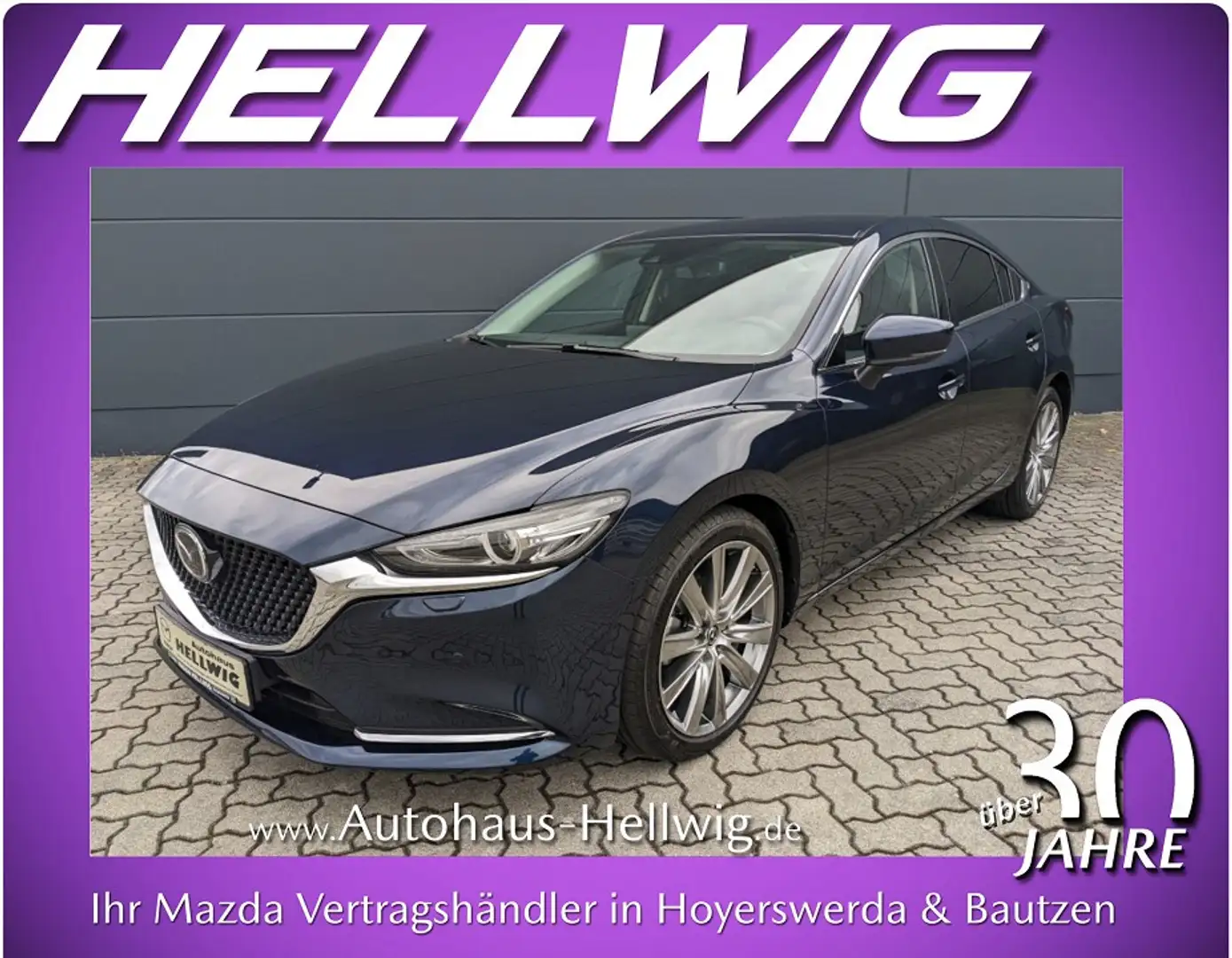Mazda 6 4-Türer 2.5l Exclusive Bose Matrix-LED 360° Kamera Blau - 1