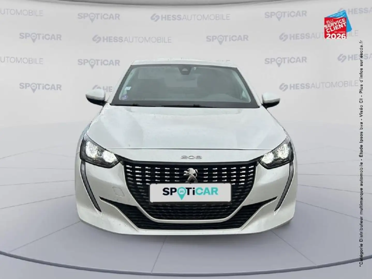 Peugeot 208 1.2 PureTech 100ch S\u0026S Allure 118g Blanc - 2