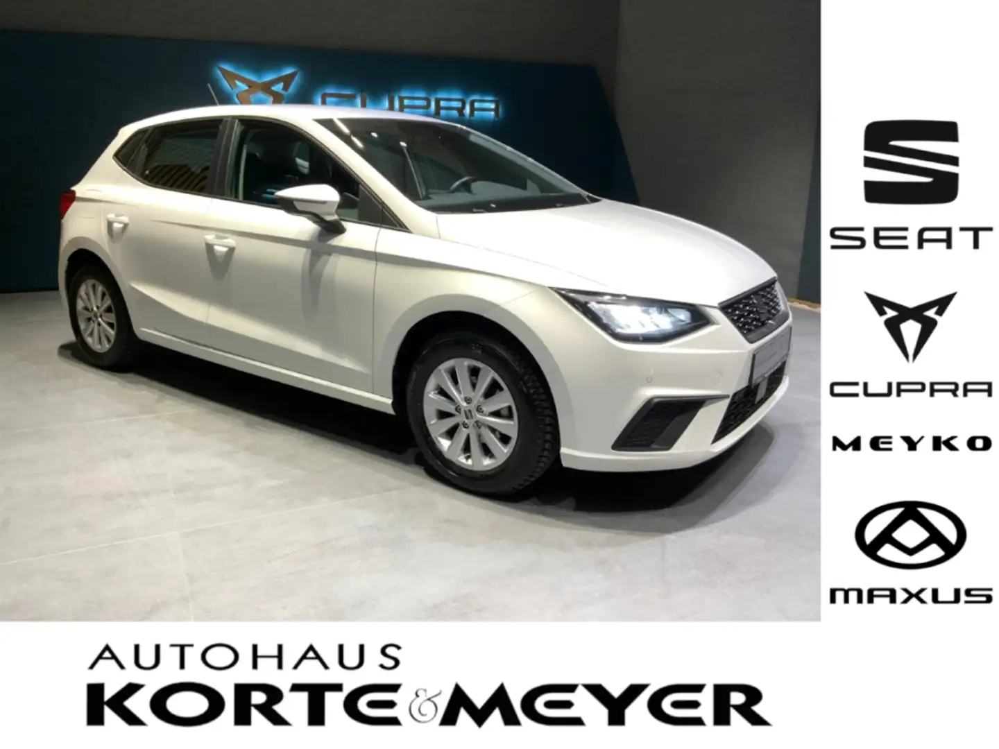 SEAT Ibiza Style 1.0TSI+Tempomat+Keyless Entry Weiß - 1