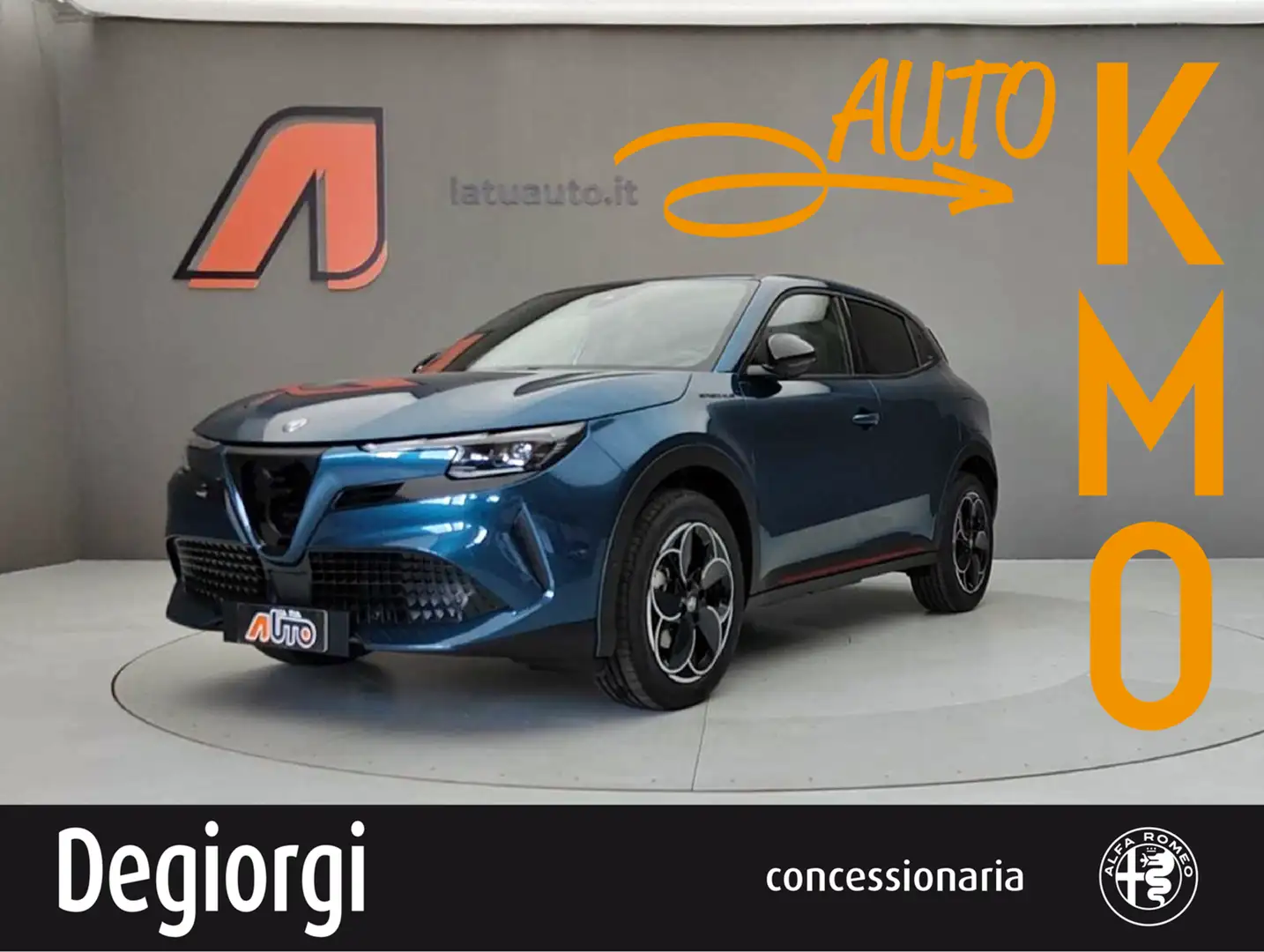 Alfa Romeo Junior 156CV BEV SPECIALE (PACK TECHNO) Blau - 1