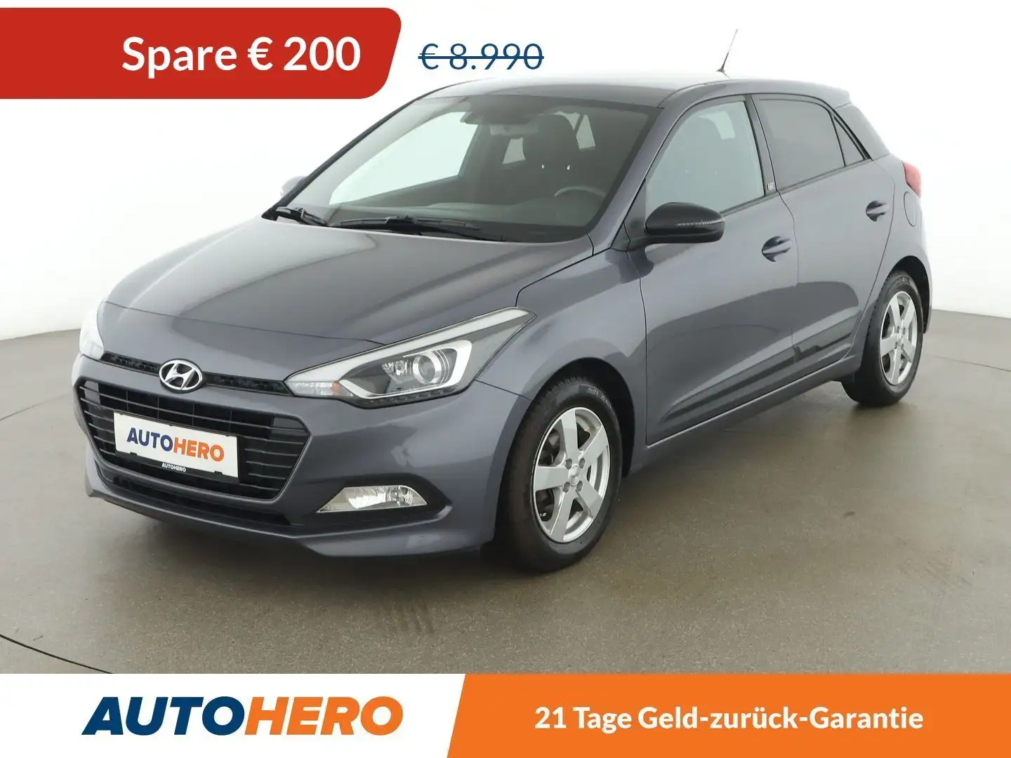 Hyundai i20 1.2 Go Plus Gris - 1