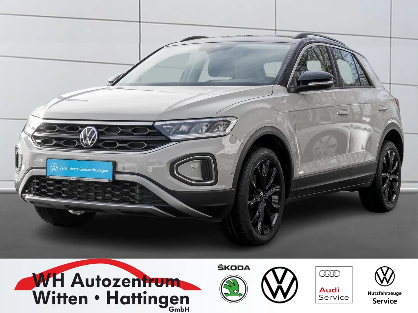 Volkswagen T-Roc 1.5 TSI DSG Life NAVI AHK REARVIEW KEYLESS LED ... Grau - 1