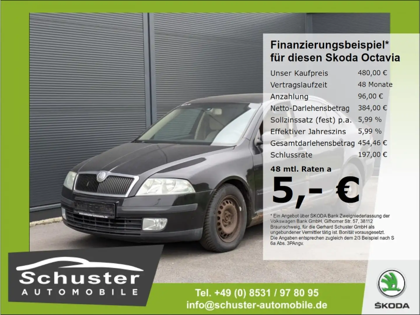 Skoda Octavia Elegance 2.0TDI*Tempom Teilleder SHZ PDC Zwart - 1
